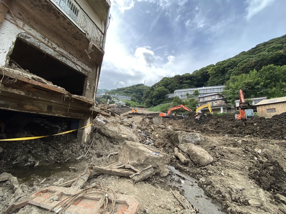 伊豆山 土石流災害 掲載写真 2